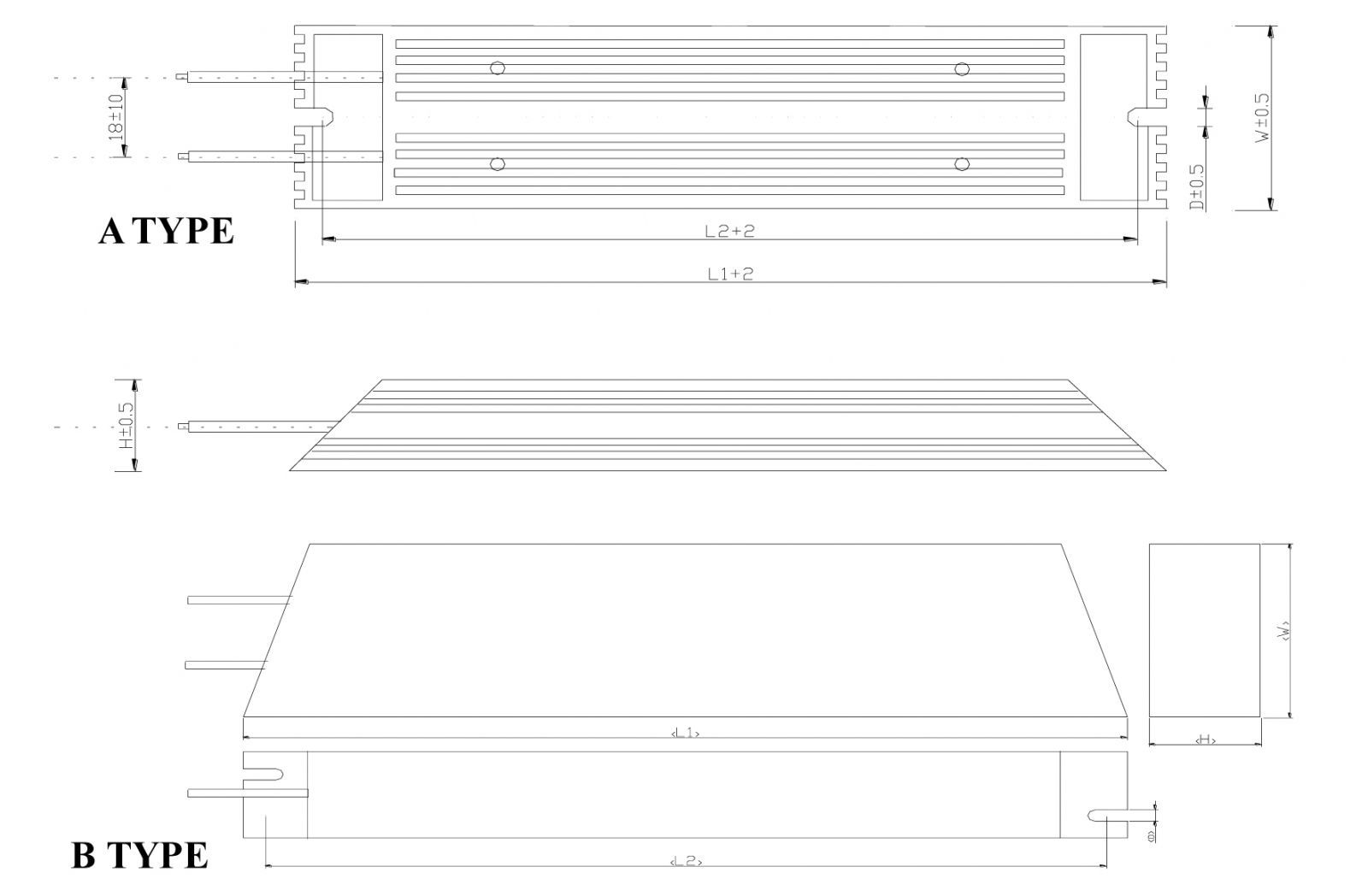 Power Wirewound Resistor-MH 