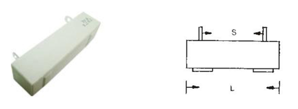 不燃性角形巻線固定抵抗器-SQH